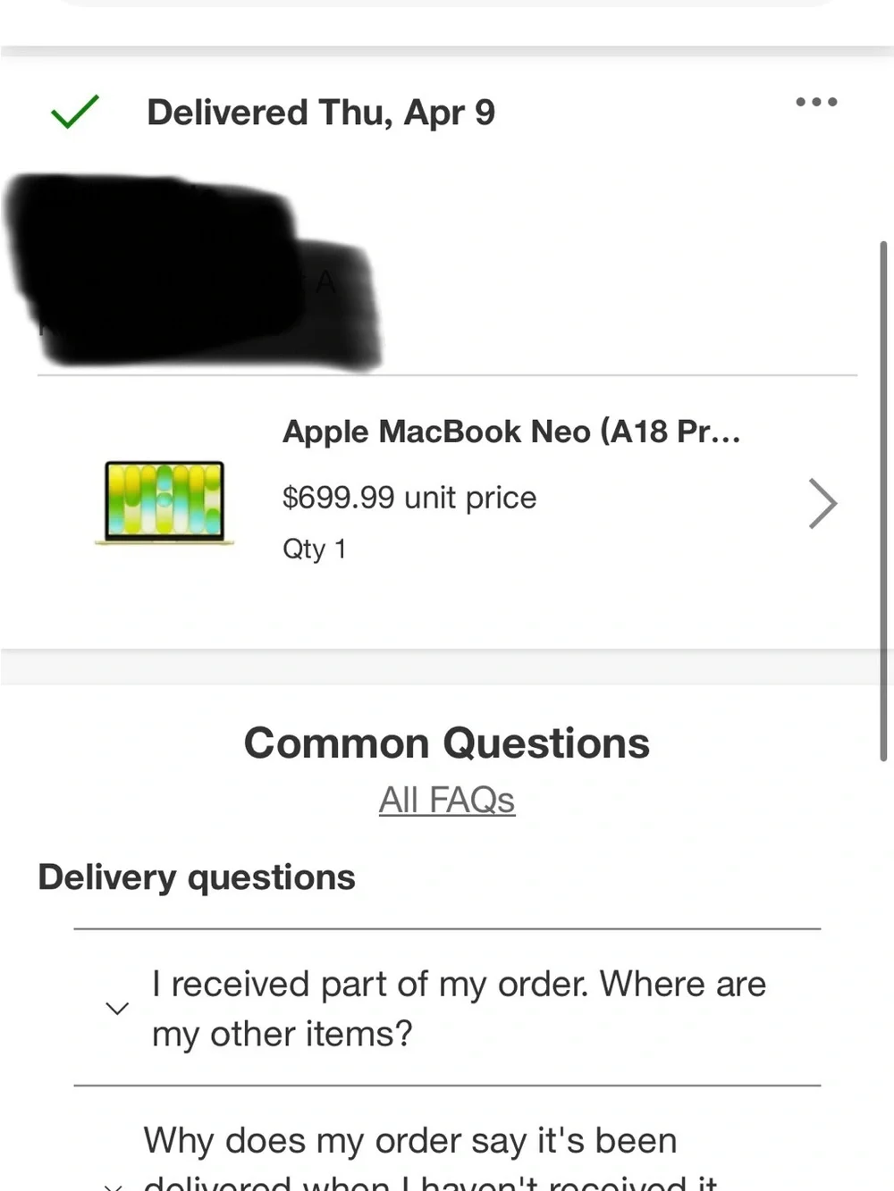 Apple MacBook Neo (A18 Pro, 2026) Laptop with Touch ID